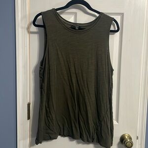 Banana Republic hunter green top blouse XL NWOT